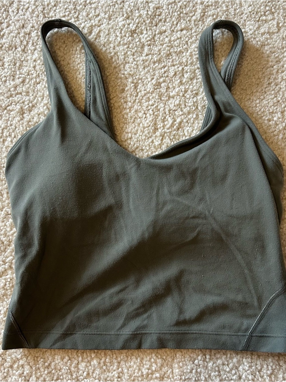 LULULEMON Align Tank - Olive Green